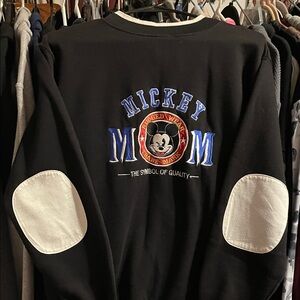 Vintage Disney Black and White Mickey Crewneck Sweater